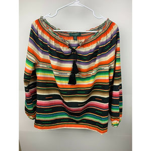 Lauren Ralph Lauren Petite Blouse Bohemian fiesta